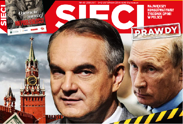 Tygodnik "Sieci" ujawnia szokujące okoliczności współpracy  Rosją z lat 2008-2010. Fot. "Sieci"