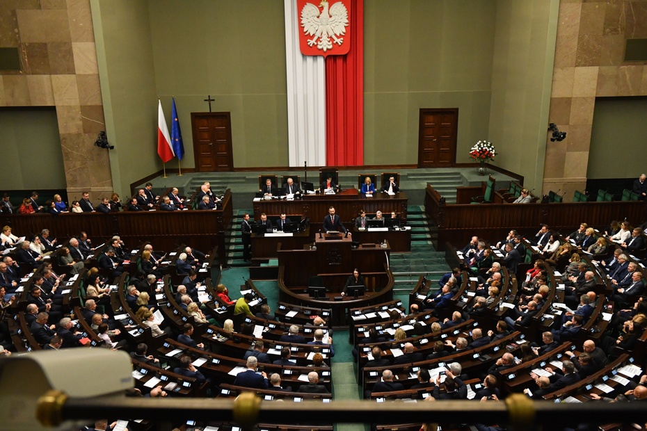 Sejm RP. Źródło: PAP/Piotr Nowak