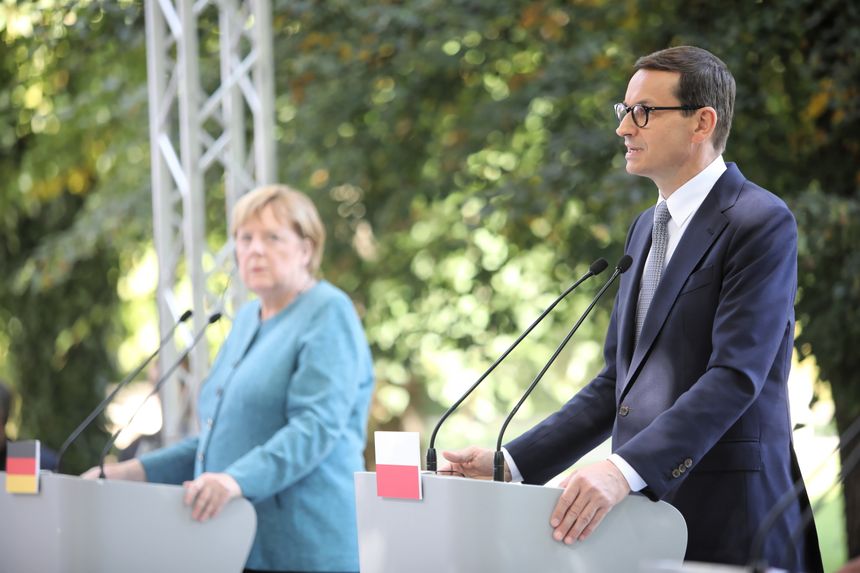 Wizyta kanclerz Niemiec Angeli Merkel w Polsce / Fot. PAP Wojciech Olkuśnik
