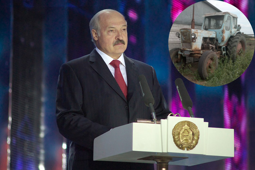 rezydent Białorusi jest fanem traktorów. fot. Serge Serebro, Vitebsk Popular News - Own work, CC BY-SA 4.0