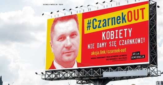 Projekt billboardu #CzarnekOUT