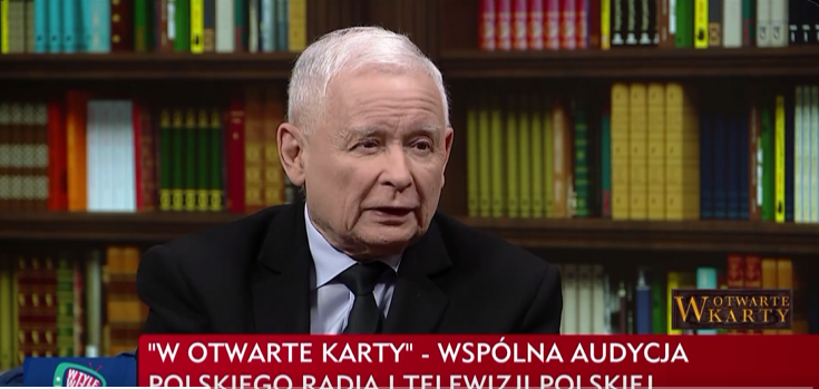 Jarosław Kaczyński. Fot. Twitter/TVP.INFO