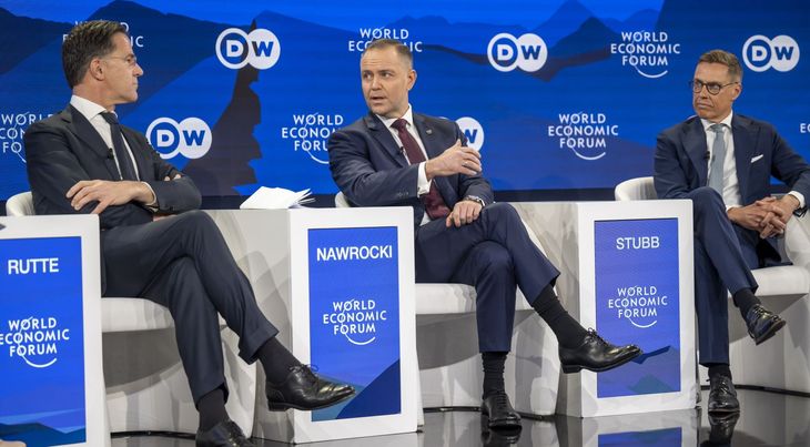 Nawrocki w Davos. Ukraina, zagrożenie Rosją, Grenlandia i rola USA w przemówieniu