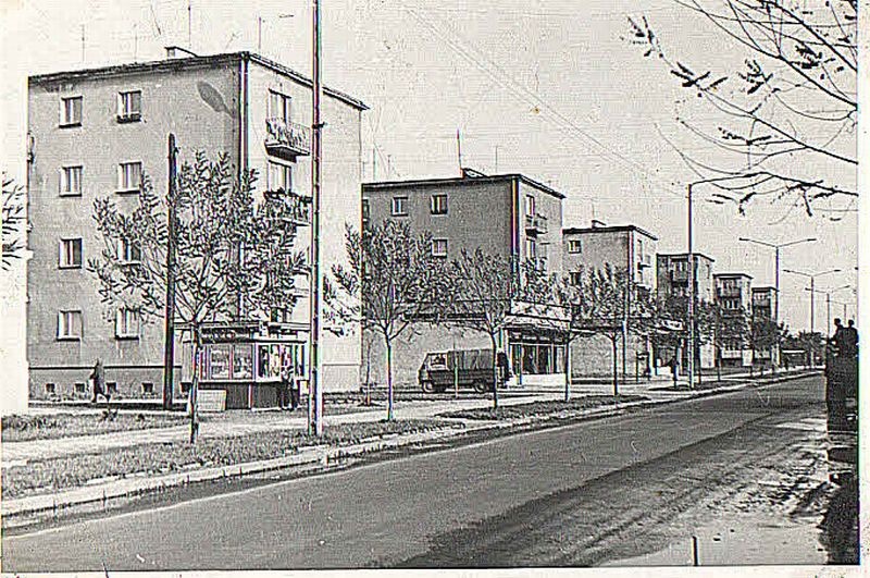 Gniezno ulica Roosevelta lata 60 XXw.