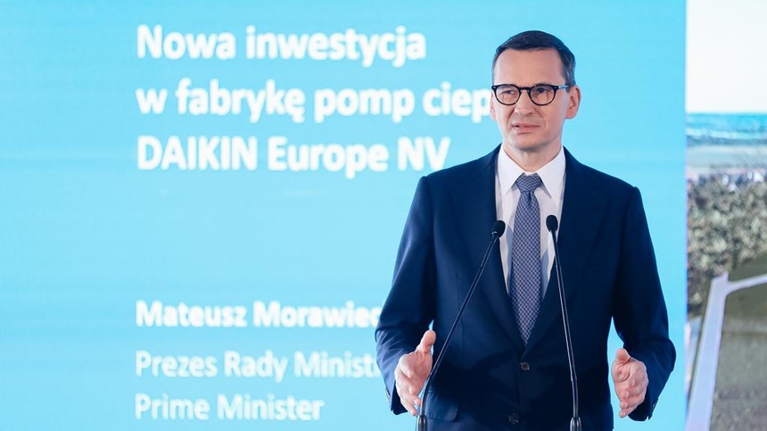 Chcemy, żeby Polska była kwitnącym miejscem dla inwestycji i inwestorów z całego świata - mówił premier. Fot. Twitter/KPRM