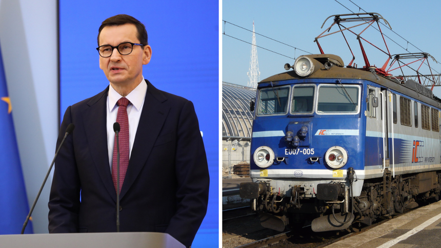 Premier Mateusz Morawiecki podczas wtorkowej konferencji prasowej zapowiedział interwencję w Ministerstwie Infrastruktury w kwestii cen biletów kolejowych. (fot. PAP/Flickr)