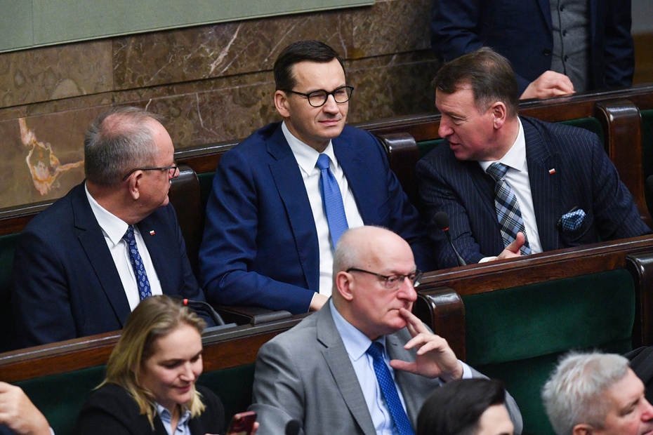 Premier Mateusz Morawiecki. Źródło: PAP/Radek Pietruszka