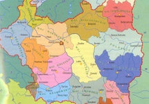 Województwa II RP - mapa administracyjna