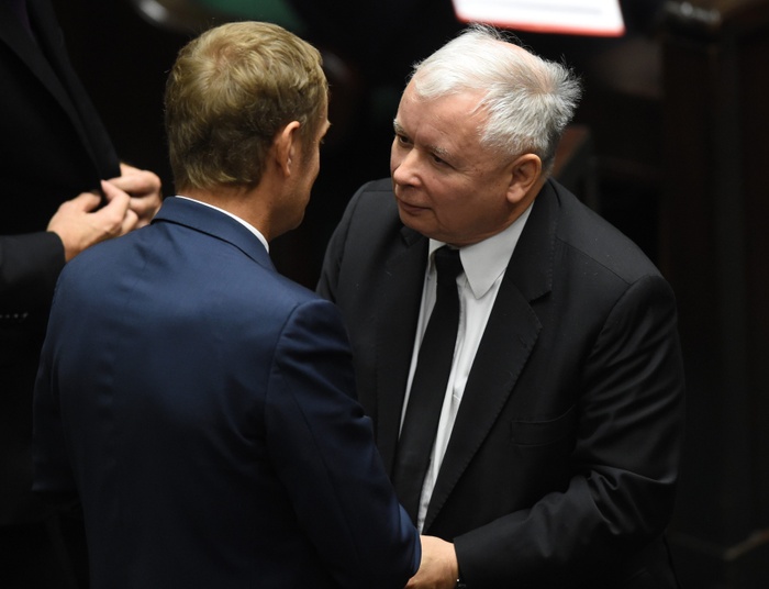Kaczyński kontra Tusk. Prezes PiS zgadza się na debatę, ale pod pewnymi warunkami