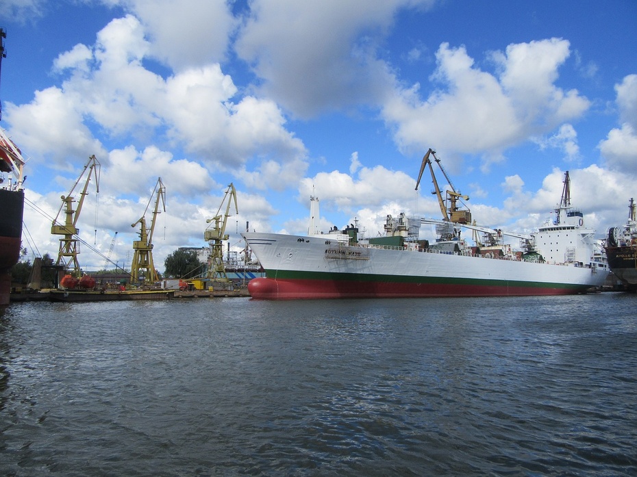 Gdańsk - widok na stocznię