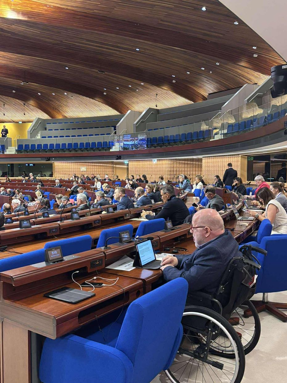 Przemówienie w dyskusji nad raportem rumuńskiego posła Iuliana Bulaia zatytułowanym Rosja: nowe zagrożenia dla demokracji europejskich, Zgromadzenie Parlamentarne Rady Europy, Strasburg, 2 października 2025.