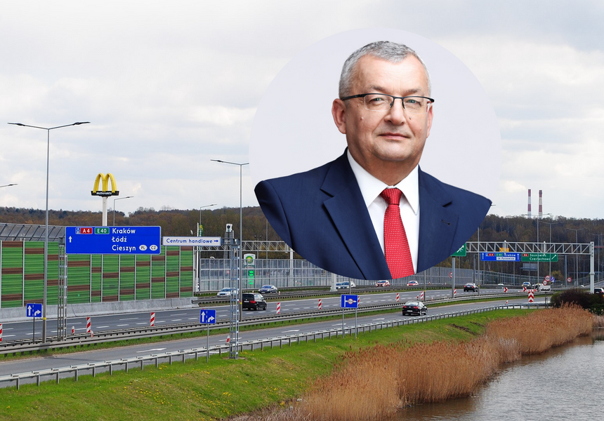 Andrzej Adamczyk w środę zapowiedział, że państwo polskie w 2027 roku przejmie odpowiedzialność za zarządzanie odcinkiem autostrady A4 między Katowicami a Krakowem. Źródło: commons.wikimedia.org, flickr.com