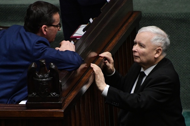 Jarosław Kaczyński w Sejmie. fot. PAP
