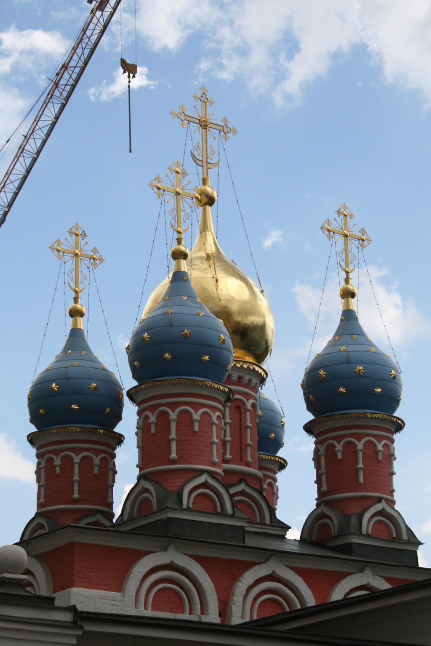 Cerkiew Najświętszej Maryi Panny, Kitaj - gorod, Moskwa, 21 lipca 2017.