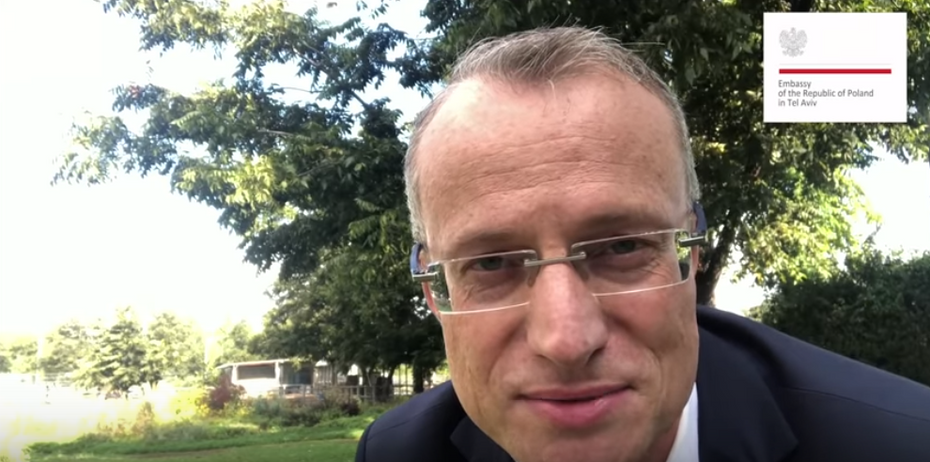 Marek Magierowski. Fot. Ambasada Polska w Izraelu/YouTube