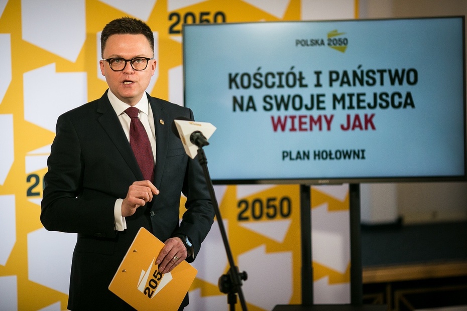 Ruch Szymona Hołowni idzie w górę w sondażach. fot. Facebook/Szymon Hołownia