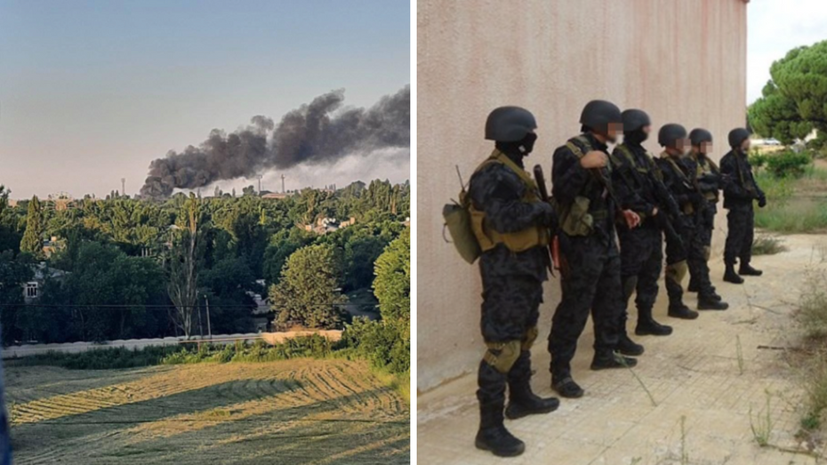 Na wschodzie Ukrainy zniszczono bazę rosyjskich najemników z Grupy Wagnera.  Źródło: Twitter/Nexta, gazeta.ru