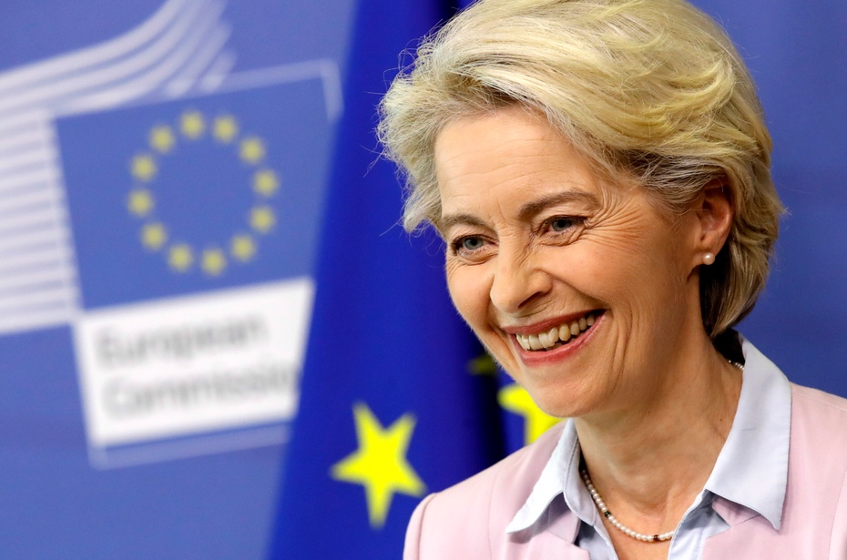 Ursula von der Leyen, szefowa Komisji Europejskiej. Fot. PAP/EPA