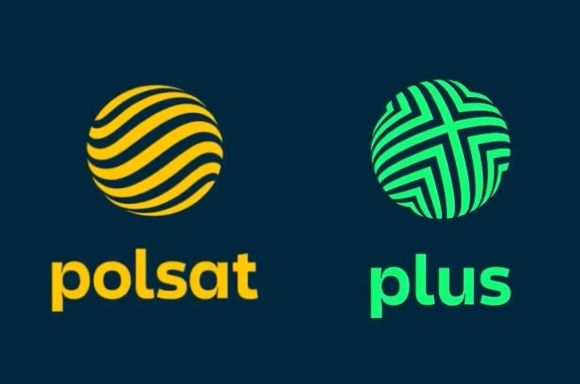 Nowe logotypy Polsatu.