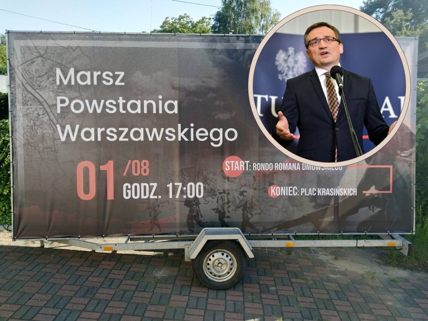 Zbigniew Ziobro skierował skargę nadzwyczajną na uchylenie prawa do cyklicznego Marszu Powstania Warszawskiego. Fot. Facebook/KPRM