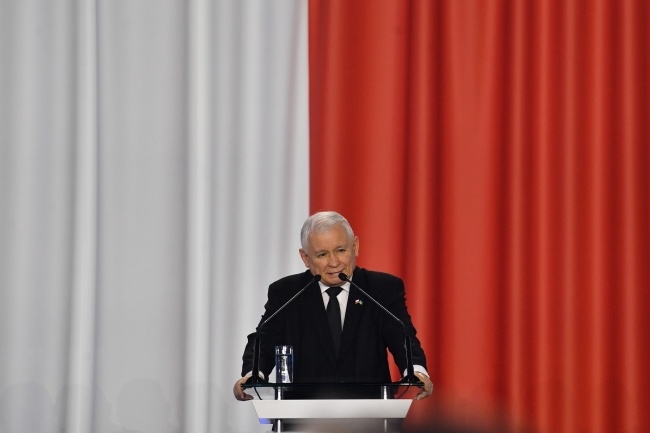 Jarosław Kaczyński ogłosił mobilizację PiS, fot. PAP/Radek Pietruszka