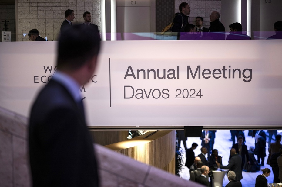 54. Światowe Forum Ekonomiczne w Davos (Szwajcaria). Fot. PAP/EPA/GIAN EHRENZELLER