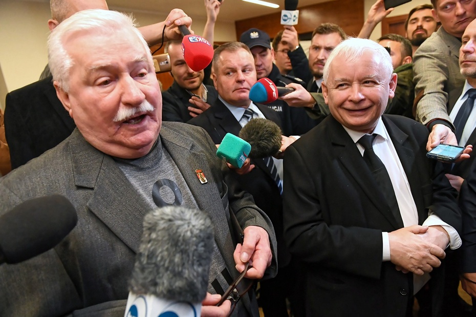 Czy Lech Wałęsa skorzysta na obietnicach PiS dla emerytów? Fot. PAP/Adam Warżawa