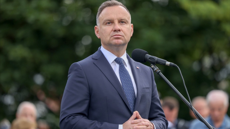 Prezydent Andrzej Duda odniósł się do kwestii KPO i jego projektu zmian w SN. (fot. Facebook)