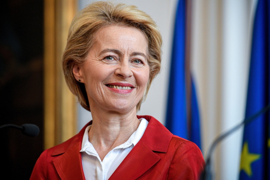Ursula von der Leyen w czwartek zjawi się w Polsce. Fot. PAP/EPA