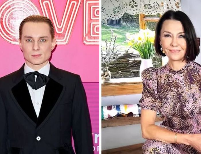 Ralph Kamiński w stroju zakonnym. Anna Popek zwróciła mu uwagę i się zaczęło