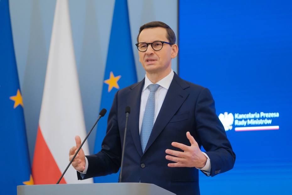 Premier Mateusz Morawiecki. Źródło: PAP/Mateusz Marek