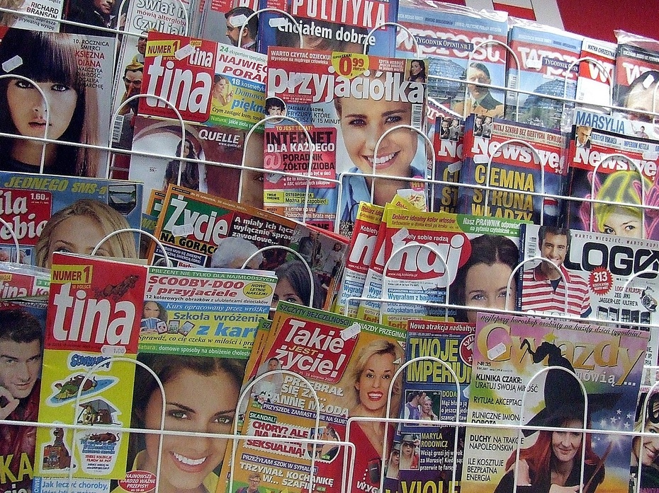 Gwałtownie spada liczba dostępnych na rynku czasopism. Zdjęcie ilustracyjne, fot. Pixabay