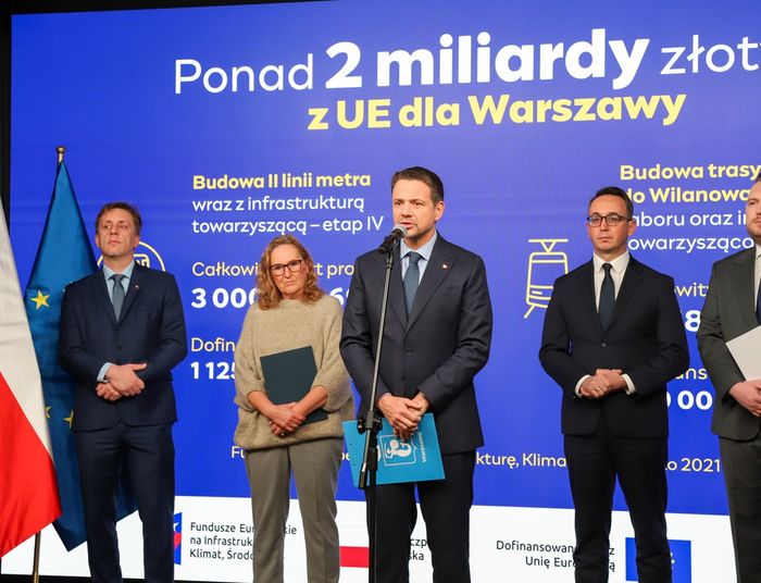 Nowe inwestycje w Warszawie dzięki unijnym funduszom. 2 miliardy na metro i tramwaj
