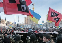 "Prawy Sektor" na Majdanie