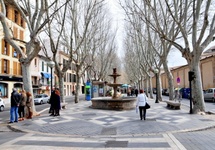 La Rambla w Palma di Mallorca
