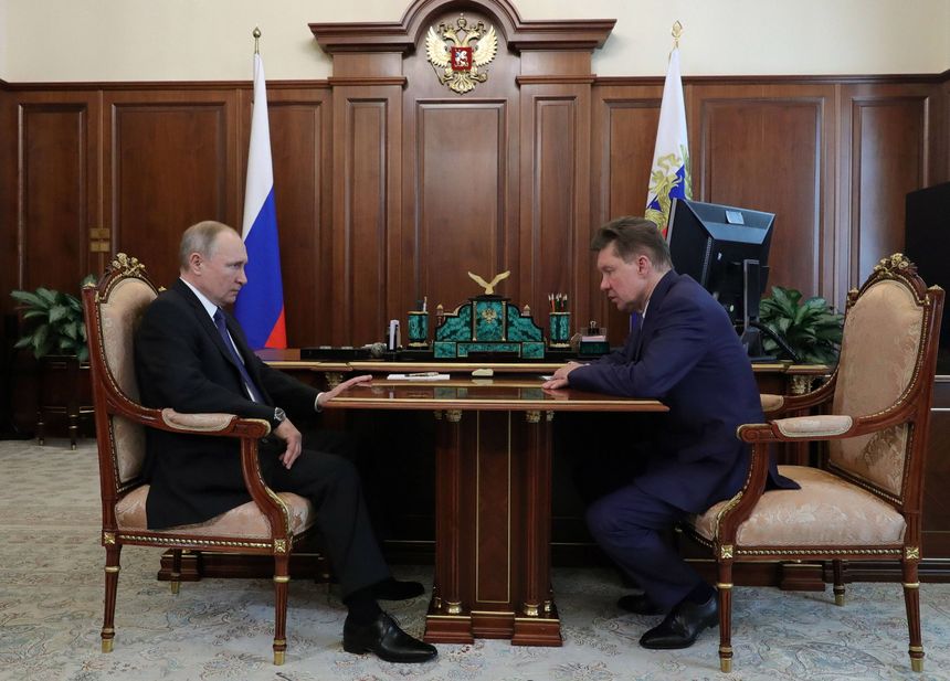 Putin, Aleksiej Miller, Gazprom