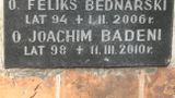 grób o. Joachima, kaplica dominikańska na Cmentarzu Rakowickim w Krakowie. Fot. Sanare. 11.03.2012