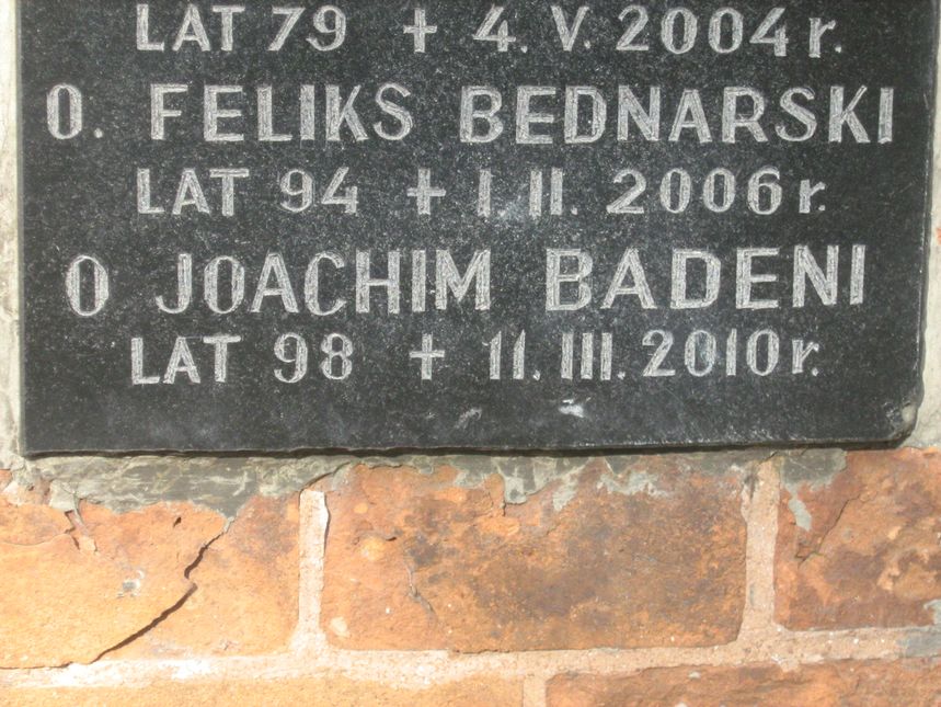 grób o. Joachima, kaplica dominikańska na Cmentarzu Rakowickim w Krakowie. Fot. Sanare. 11.03.2012