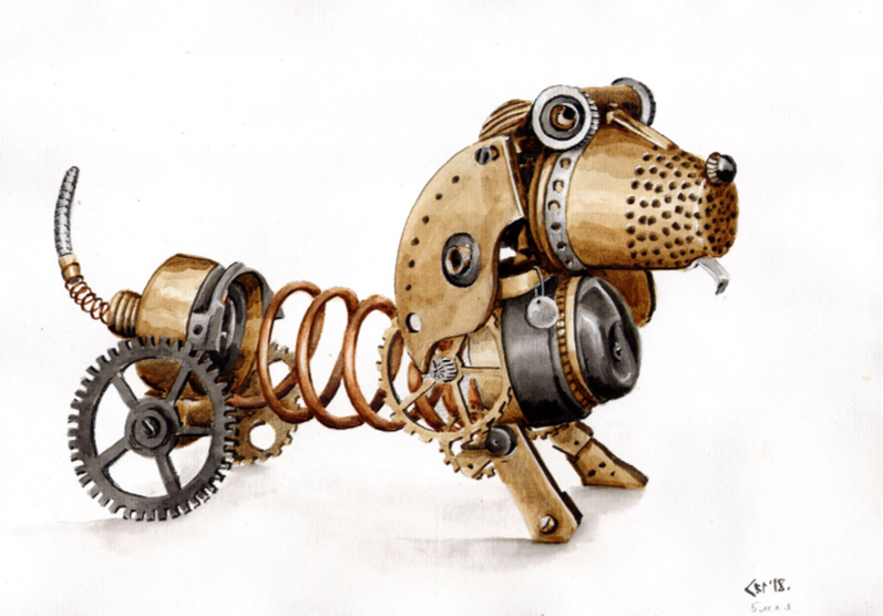 Mechaniczny pies. Foto - źródło: Internet