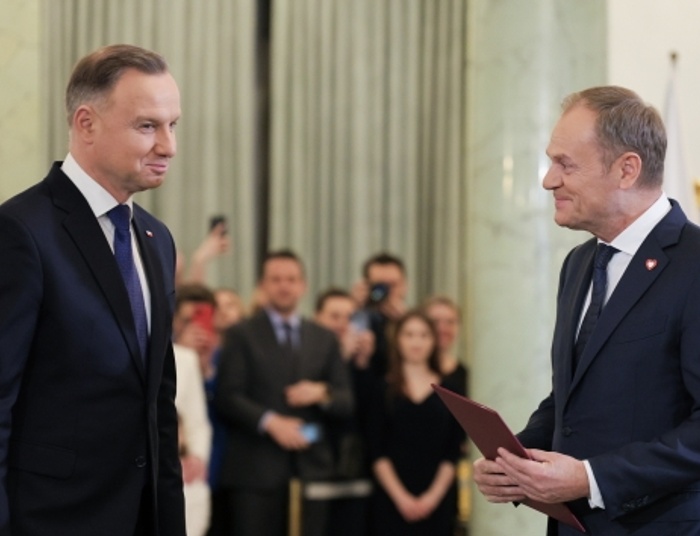 Przysięga Donalda Tuska. Nowy premier zerwał z tradycją