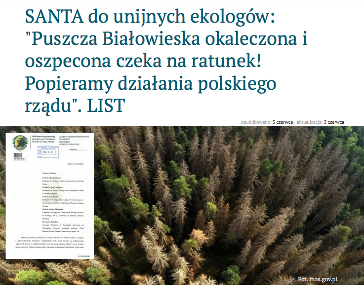 Prawicowy serwis wPolityce.pl opublikował list stowarzyszenia „SANTA” / wPolityce.pl