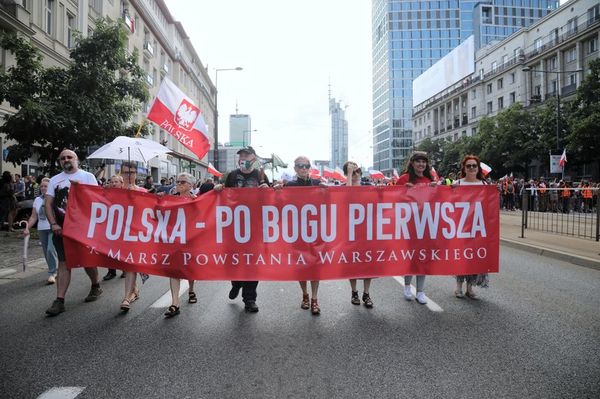 Marsz Powstania Warszawskiego. fot. PAP