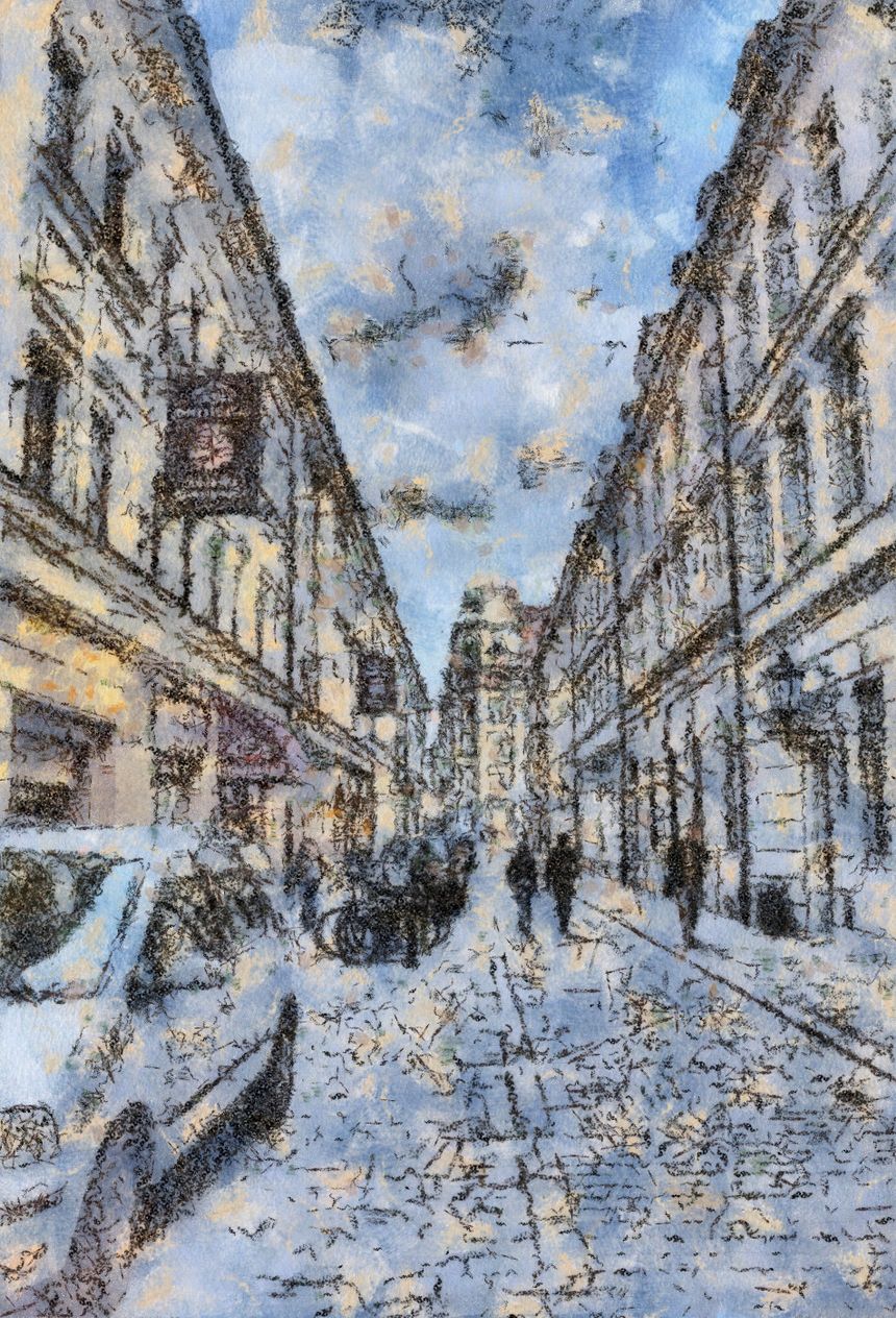 Ulica - Paul Cezanne style ;-)