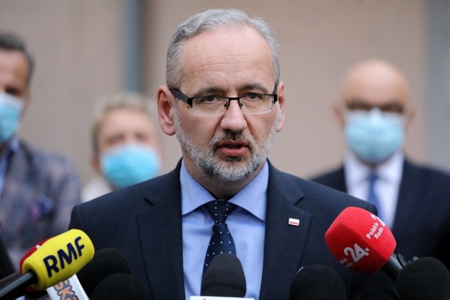 Minister Zdrowia Adam Niedzielski. Fot. PAP/Tomasz Gzell