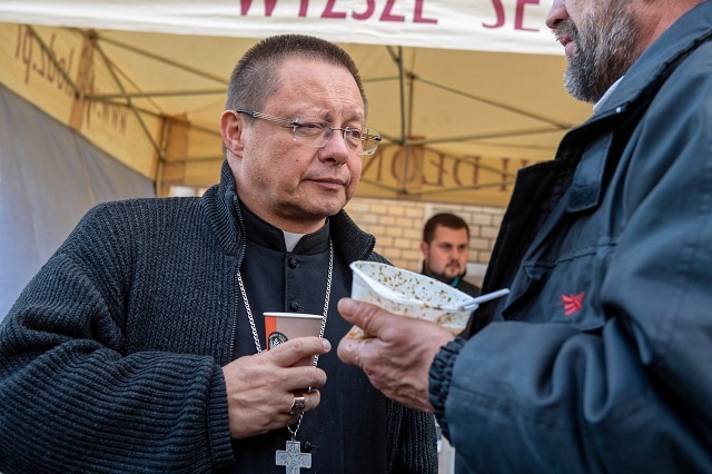 Arcybiskup Grzegorz Ryś. Fot. PAP/	Grzegorz Michałowski