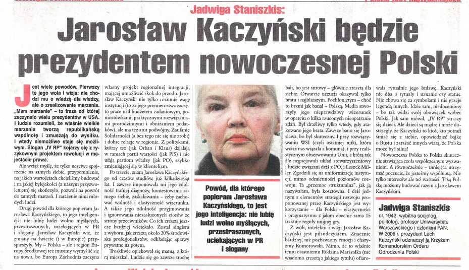 skan artykułu z 2010 roku jednej z wrocławskich gazet