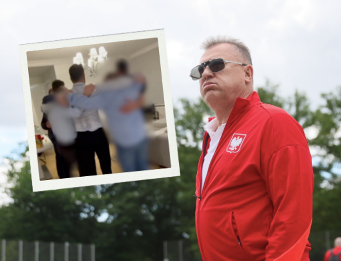 Śpiewanie "Barki" z politykami PiS. Tak się bawi Kulesza, tylko piłki szkoda