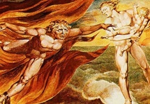 William Blake, Dobry i Zły Anioł (WikiArt.org)