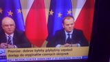 Premier Donald Tusk w tv