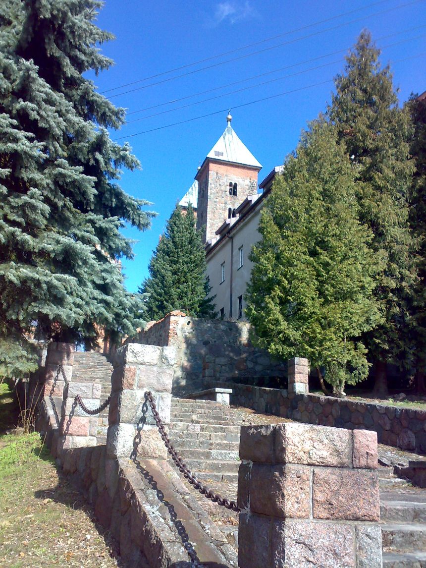Czerwińsk - zejście z klasztornej skarpy ku Wiśle